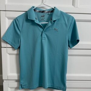 Puma Kids Blue Polo Shirt